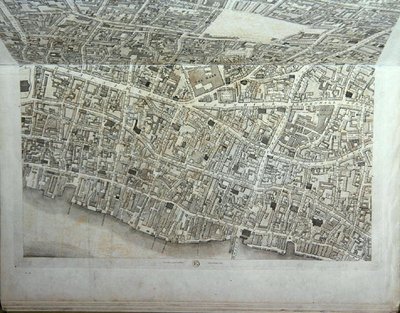 Plan der Stadt London, veröffentlicht 1813 von Richard Horwood